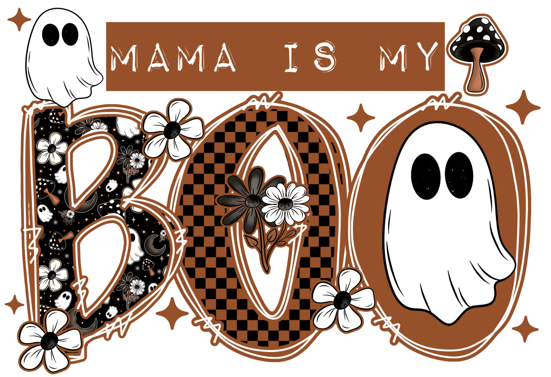 Matching Mushroom Ghost Hoodies