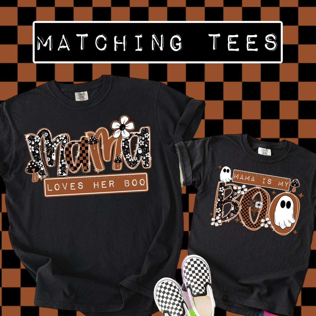 Matching Mushroom Ghost Hoodies