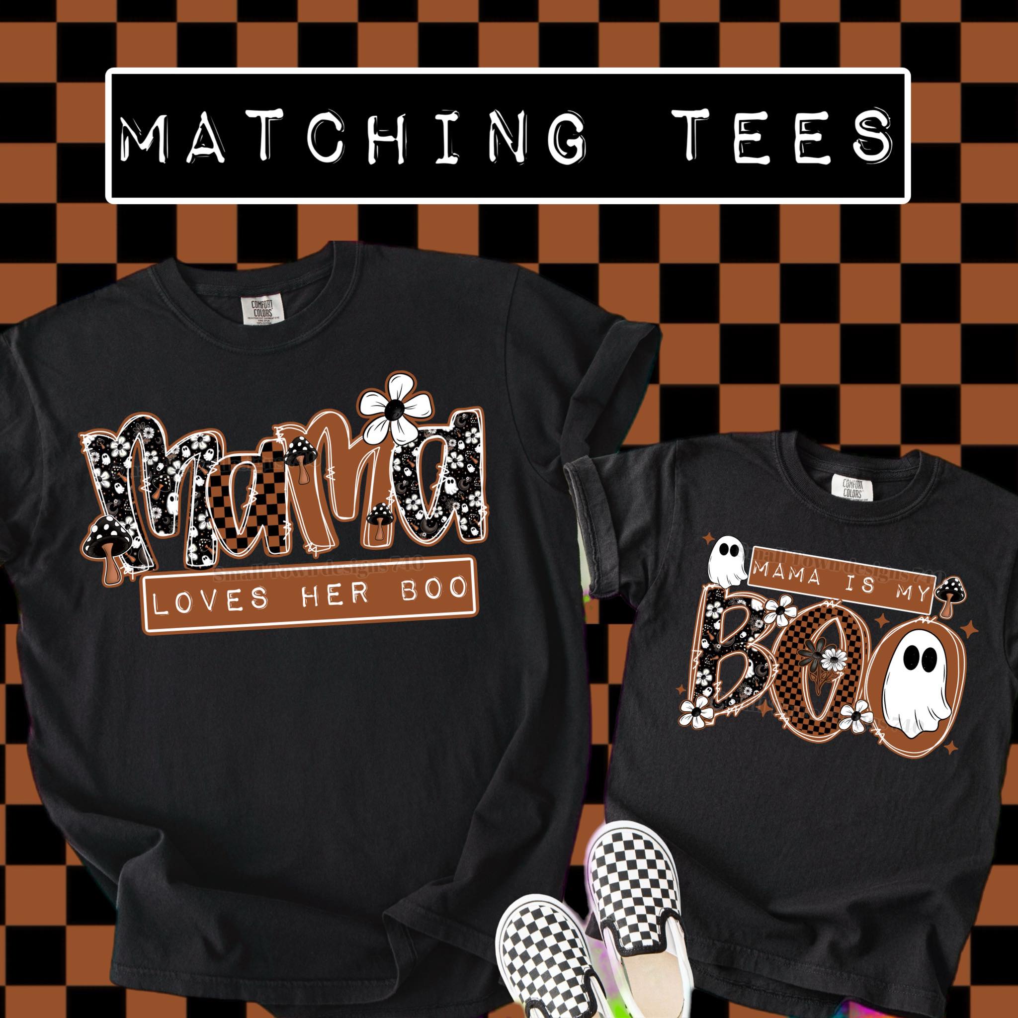 Matching Mushroom Ghost Hoodies